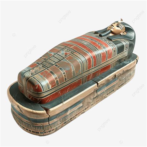 An Ancient Sarcophagus Coffin Or Color Pharaoh Ancient Coffin PNG