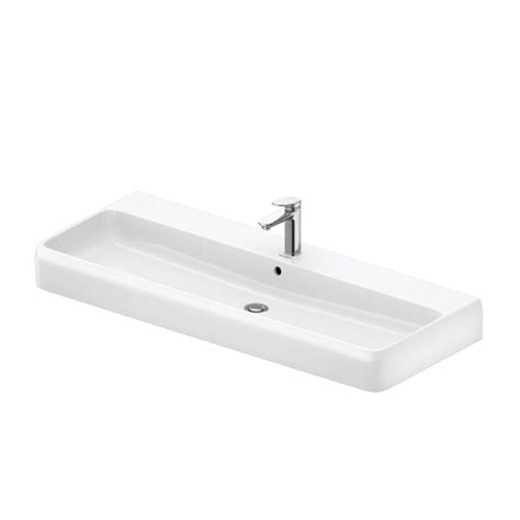 Duravit Qatego Wandwaschtisch Mit Hygieneglaze Weiß 2382122027