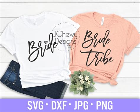 Bride Tribe Svg Bride Svg Bridal Party Svg Wedding Svg Etsy