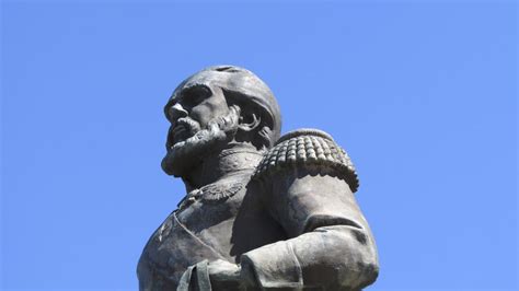 Equestrian statue of Francisco Solano Lopez in Montevideo Uruguay