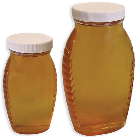 Classic Queenline Honey Jars Glass Mann Lake