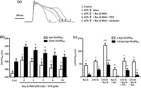 Reduction Of Mapd Prolongation By Tetrodotoxin Ttx And Eleclazine