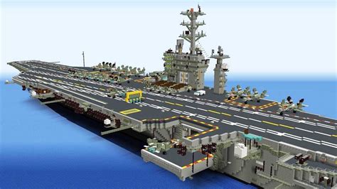 Building An Epic Minecraft Aircraft Carrier Step By Step Schematic Guide