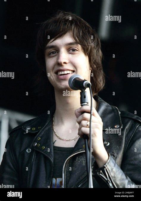 Julian Casablancas Of The Strokes Performing Stock Photo Alamy