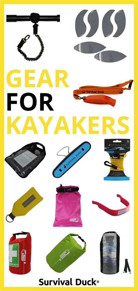 Gear for Kayaking | Kayak accessories, Kayaking essentials, Kayak equipment