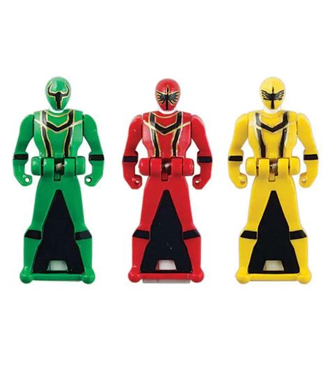 Power Rangers Super Megaforce Legendary Ranger Key Pack Roleplay Toy Mystic Force Red Green