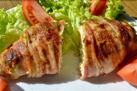 Keto Bacon Wrapped Cream Cheese Chicken Tastylicious