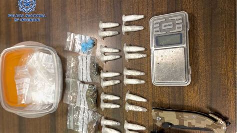 Pillado con cocaína éxtasis hachís y marihuana en Playa de Palma