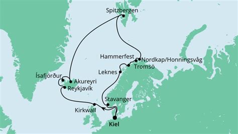 Kreuzfahrt Spitzbergen AIDA Hafen Spitzbergen