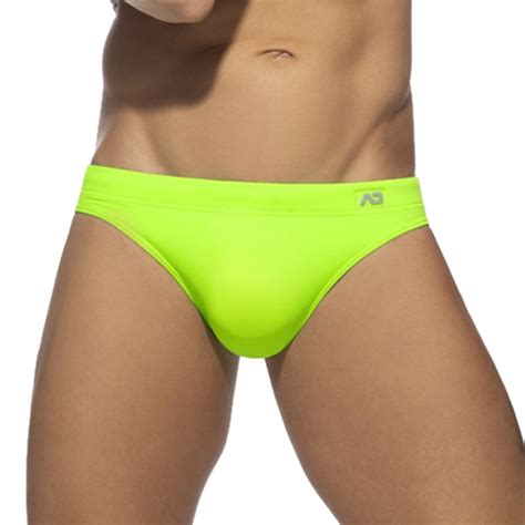 Kpoplk Men S Swimwear Briefs Swim Trunk Flag Triangle Thong Bikini Drawstring Swimsuit Green Xl