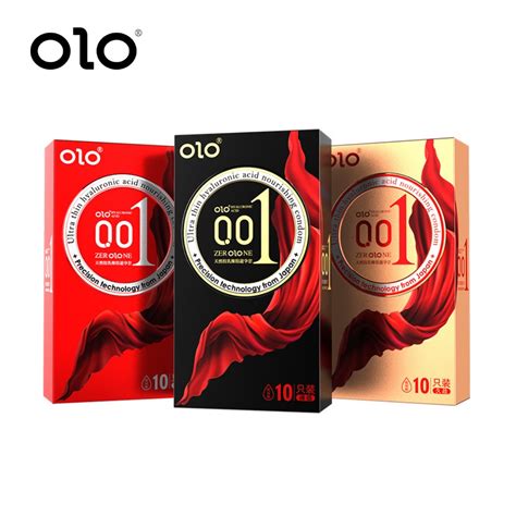 Olo Hyaluronic Acid Nourishing Ultra Thin Condoms Natural Latex