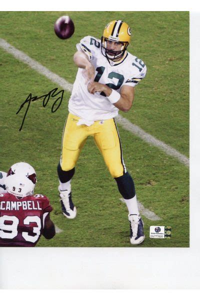 Aaron Rodgers 8x10 Photo Signed Autographed Auto GA Authenticated ...