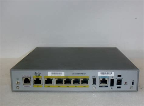 Cisco 860 Series Cisco867vae K9 Integrated Services Router 882658436697 Ebay