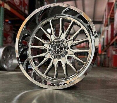 4x 22X12 Hardcore HC24 Wheels Chrome 5x5 Jeep 5x127 Ram 5x139 7 EBay