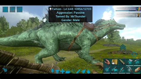 Taming A Therizinosaur Taming Guide Ark Mobile Youtube