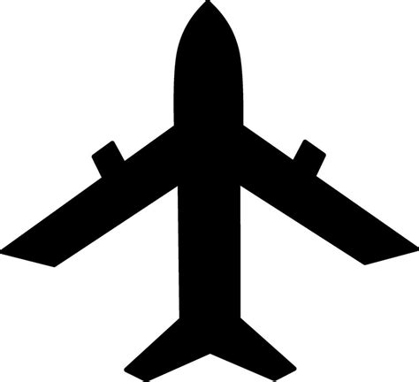 black airplane illustration 31769788 Vector Art at Vecteezy