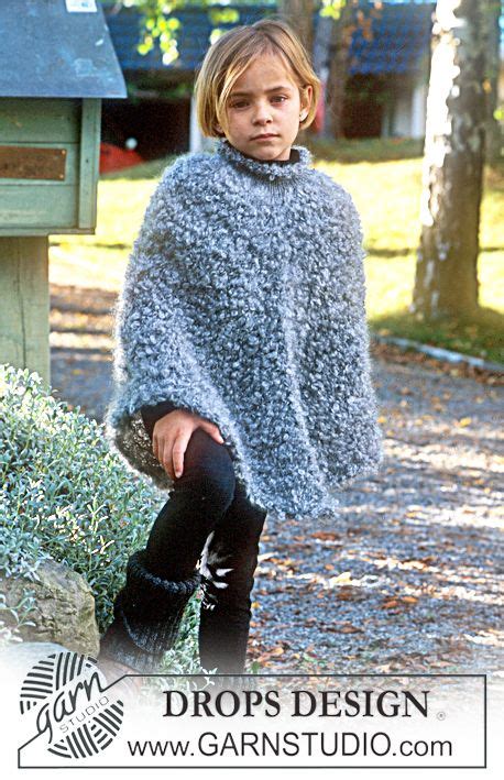 Poncho In Puddel With Neck And Legwarmers In Karisma Superwash DROPS