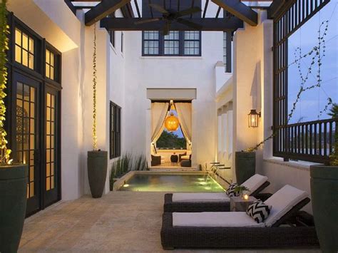 Pool house interiors, House design, House interior