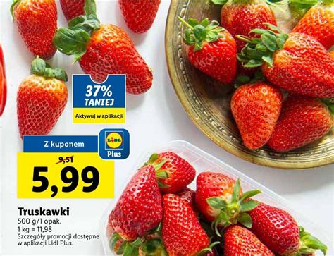 Promocja Truskawki 500g W Lidl