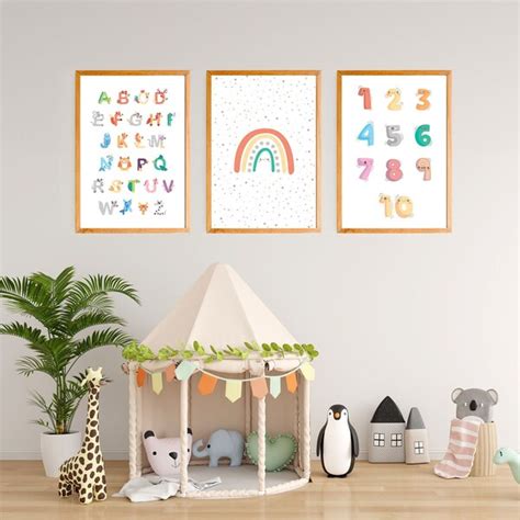 Abc and Number Chart Printable - Etsy