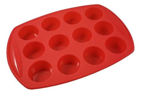 Forma Em Silicone Cupcake Vermelha