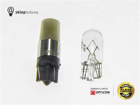 Samochodowa Żarówka Led W5W T10 12V DC 24x SMD 3014 Biały Zimny 6000K