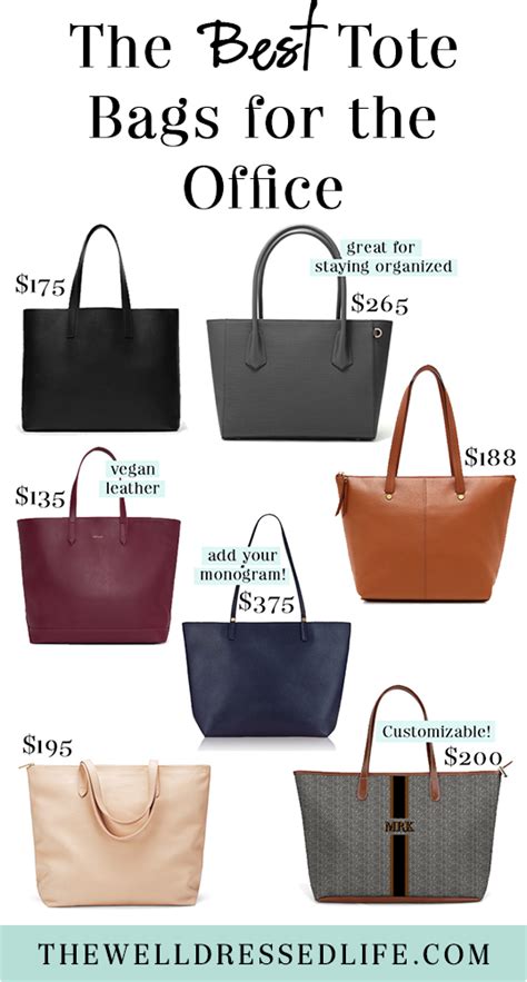 The Best Tote Bags For The Office Best Tote Bags Womens Work Bag