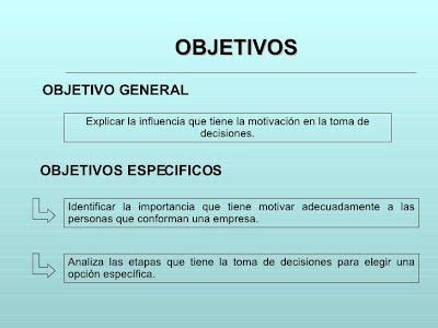 Objetivos Generales Y Espec Ficos Fundamentos De Investigacion