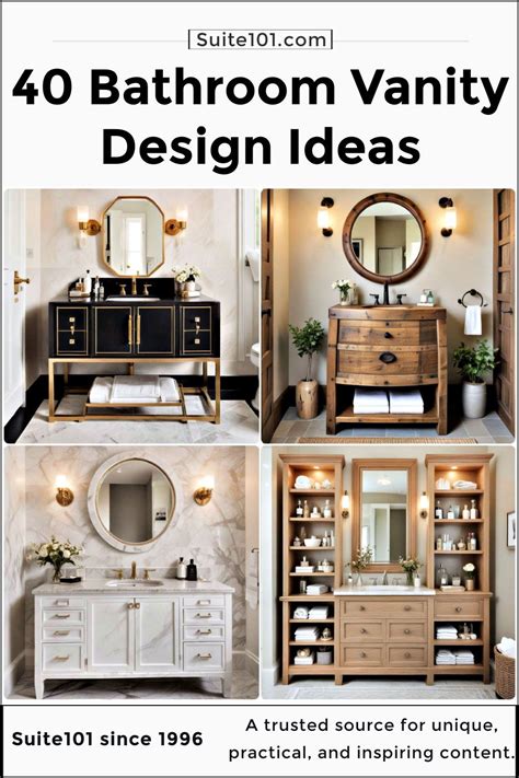 40 Unique Bathroom Vanity Ideas and Inspirations