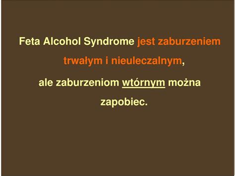 FAS Zespół Alkoholowy Płodu FETAL ALCOHOL SYNDROME PDF Free Download