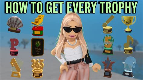 How To Get Every Trophy In Bloxburg Roblox Youtube