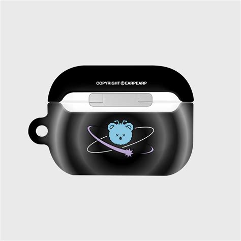 Earpearp Space Night Bear Black Hard Air Pods Pro