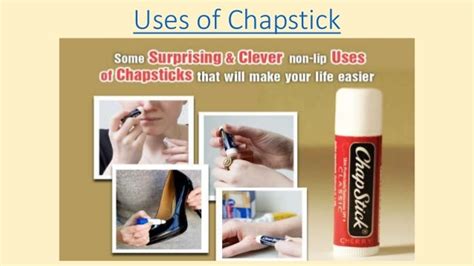 Uses of Chapsticks that Will Make Your Life Easier