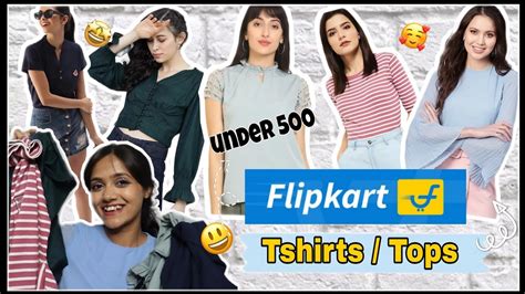 Cheapest Flipkart Tops Tshirt Haul Under Rs Try On Haul