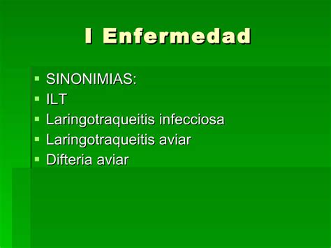 Laringotraqueitis Infecciosa Aviar Ppt