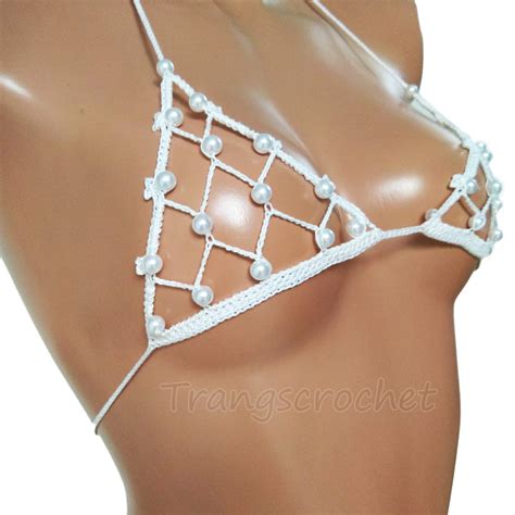 Buy Trangscrochet Crochet Extreme Micro G String Bikini See Through