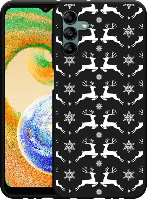 Samsung Galaxy A04s Hoesje Zwart Oh Deer Designed By Cazy Bol