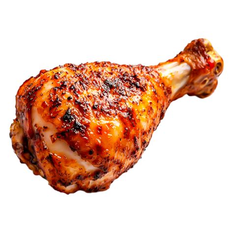 Crispy Savory Barbecue Chicken Drumstick With Juicy Texture 55662934 Png