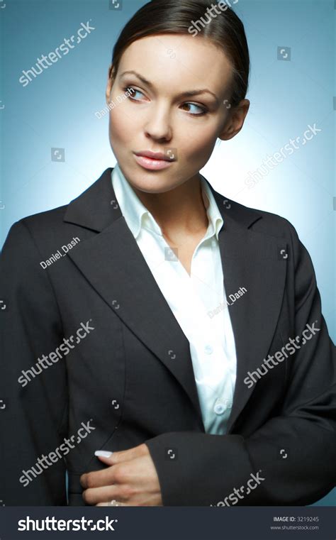 Beautiful Sexy Brunette Business Woman Isolated Stock Photo Shutterstock