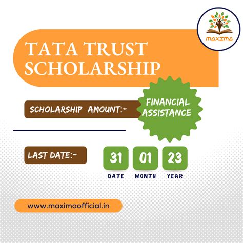 Tata Trust Scholarship Maxima Official