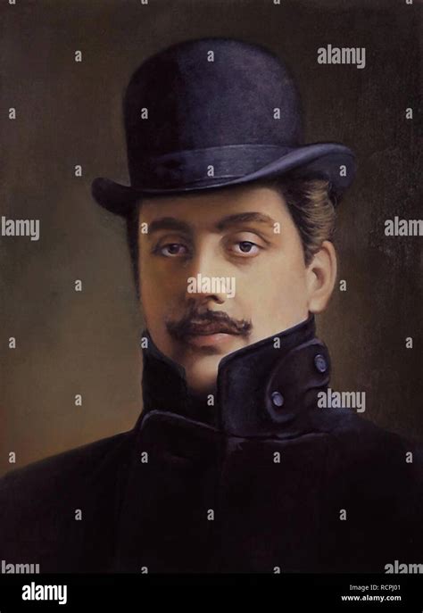 Portrait Of The Composer Giacomo Puccini 1858 1924 Museum PRIVATE