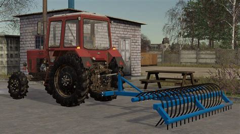 Fs19 Rake Mounted V1000 Fs 19 Implements And Tools Mod Download