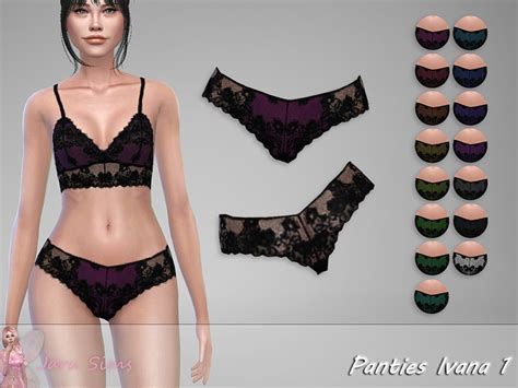 The Sims Resource Lingerie Ivana 1 Set