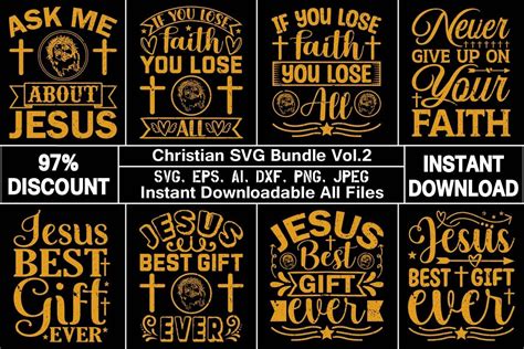Christian Svg Bundle Vol2 Bundle · Creative Fabrica