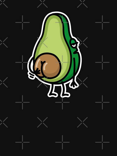 Funny Avocado Butt Scratching Ass Gift Idea T Shirt For Sale By