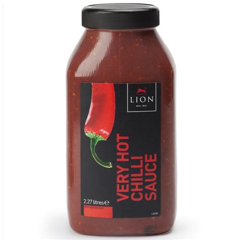 VERY HOT CHILLI SAUCE LIONS KG FoodlineUK Limited