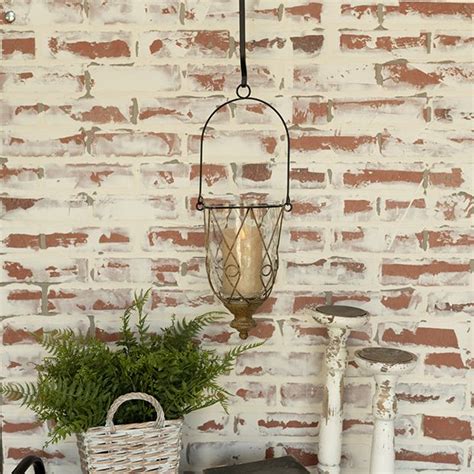 Rustic Chic Hanging Basket Votive Holder | Antique Farmhouse