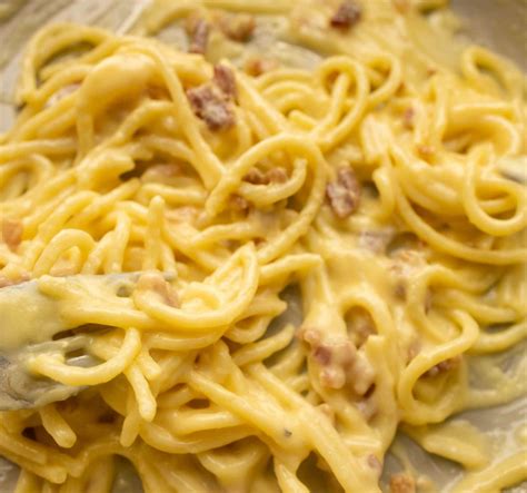 Carbonara Pasta - For The Love Of Cheese N Bread