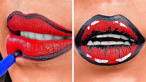 Unique Lipstick Looks And Ideas Easy Makeup Hacks For Perfect Lips