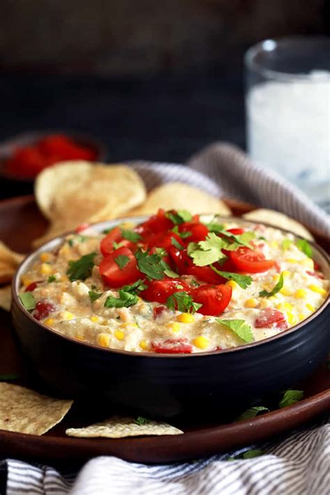 Slow Cooker Salsa Verde Corn Dip Melanie Makes